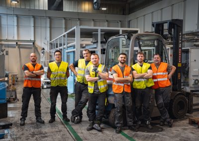 Dismantling of a wire drawing machine in Graz