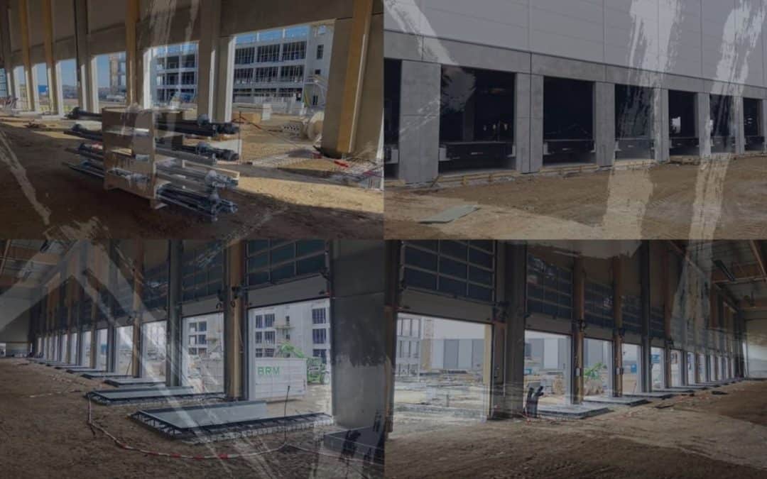 BVH – Logistics center – Installation of 20 sectional doors + 9 adjustment ramps