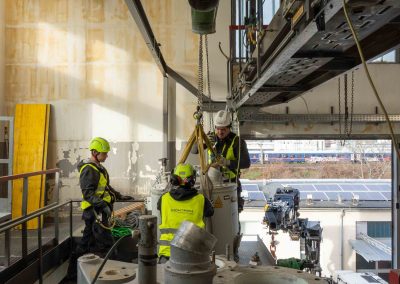 Replacement of a PVC color mixing plant